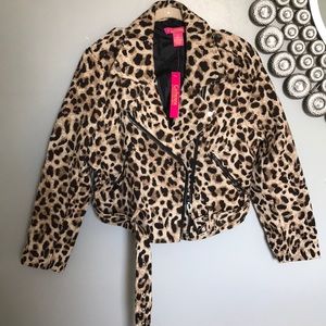 Leopard Moto Jacket
